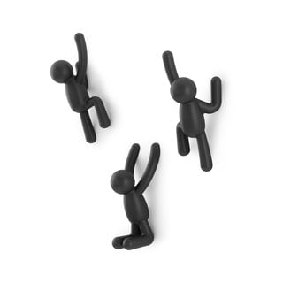 Nástěnné plastové háčky v sadě 3 ks Buddy – Umbra