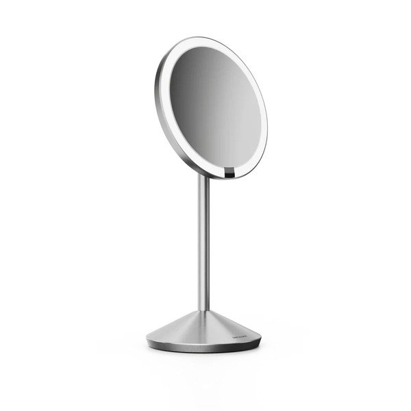 Kosmetické zrcadlo s osvětlením/zvětšovací (zvětšení 5x) ø 12 cm – simplehuman-image-3