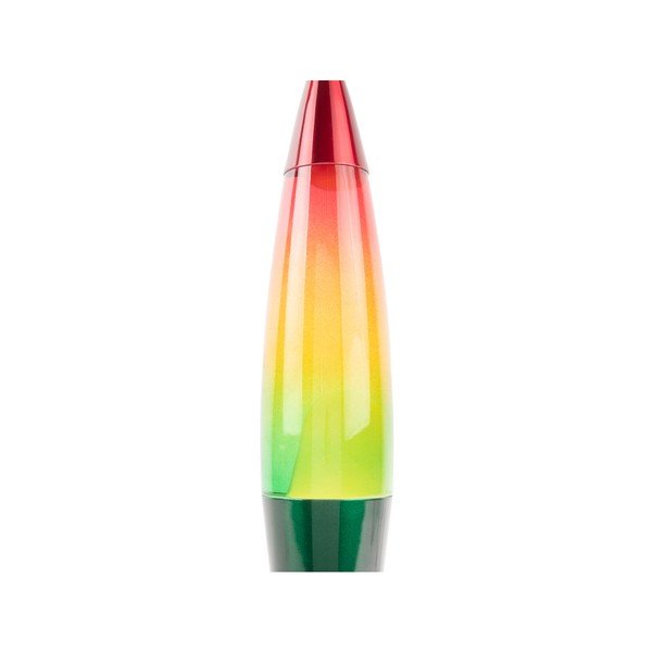 Zelená skleněná lávová lampa (výška 41,5 cm) Rainbow Rocket Lava – Leitmotiv-image-2