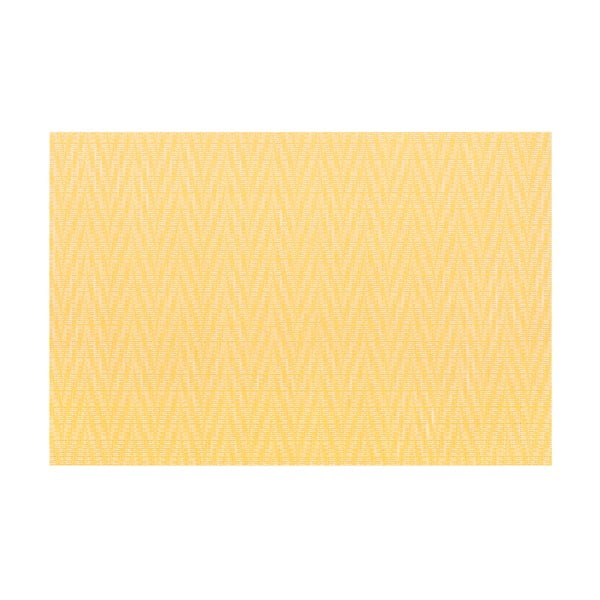 Žluté prostírání Tiseco Home Studio Chevron, 45 x 30 cm