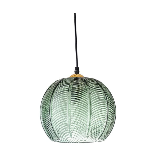 Zelené závěsné svítidlo se skleněným stínidlem ø 22 cm Adar – Bloomingville-image-2