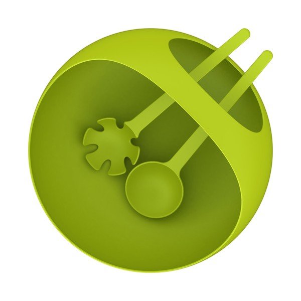 VÝROBA UKONČENA - Salátová mísa, zelená-image-1