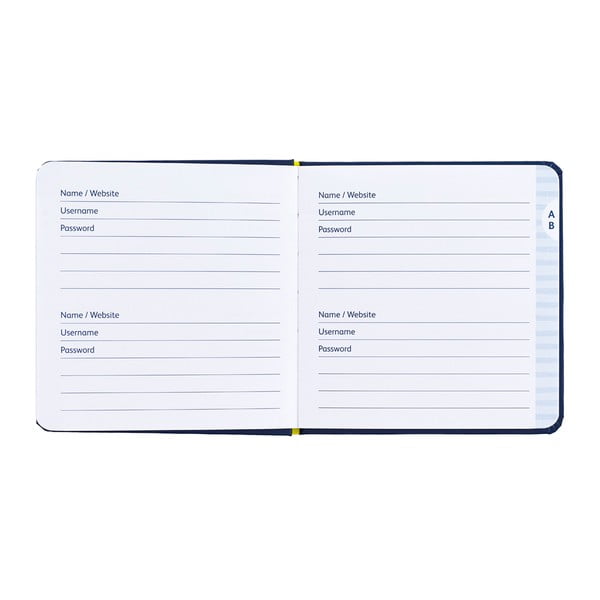 Zápisník na hesla 96 stránek – Busy B-image-2