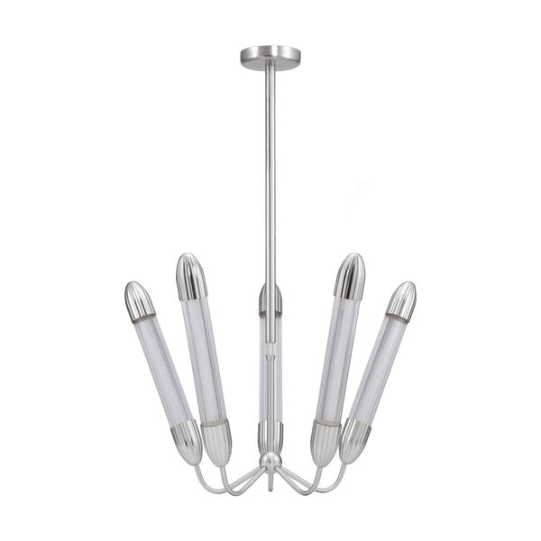 Ocelové závěsné svítidlo ve stříbrné barvě se skleněným stínidlem ø 69 cm Lemon Squeeze – UMAGE-image-3