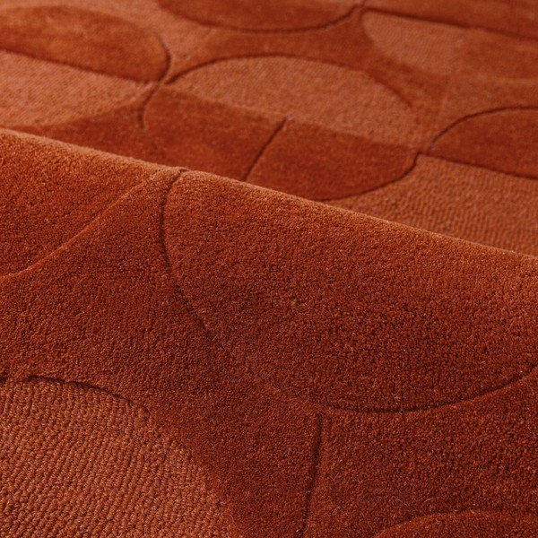Ručně tkaný vlněný koberec v terakotové barvě 200x290 cm Gigi – Flair Rugs-image-4