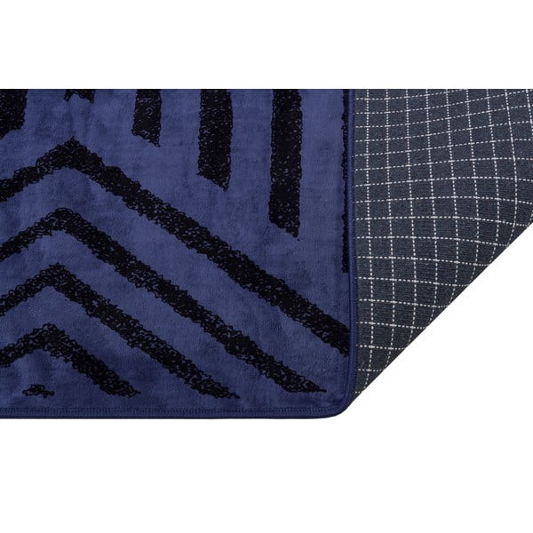 Modrý pratelný koberec 200x100 cm - Vitaus-image-2