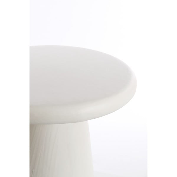 Bílý kulatý konferenční stolek ø 60 cm Kulona – Light & Living-image-3