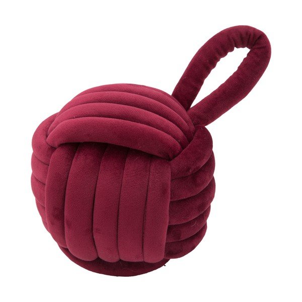 Vínově červená zarážka do dvěří Mauro Ferretti Ball, ø 14 cm-image-1
