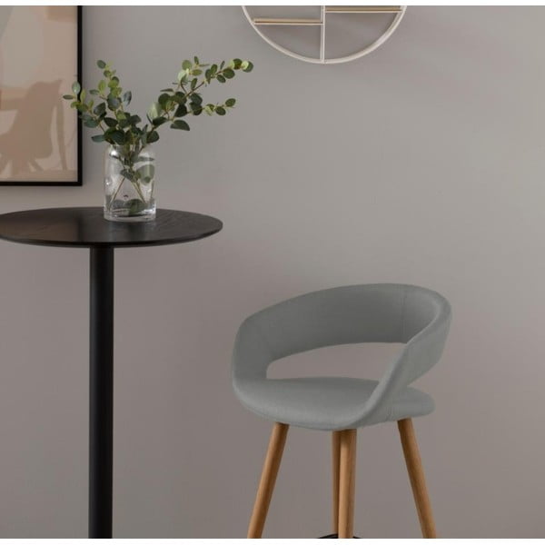 Sada 2 šedých barových židlí Gill – Actona-image-1