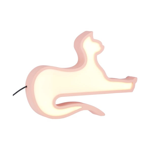 Růžová dětská lampička Cat – Candellux Lighting-image-4