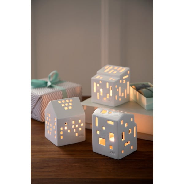 Bílý keramický svícen Kähler Design Urbania Lighthouse Functio-image-2