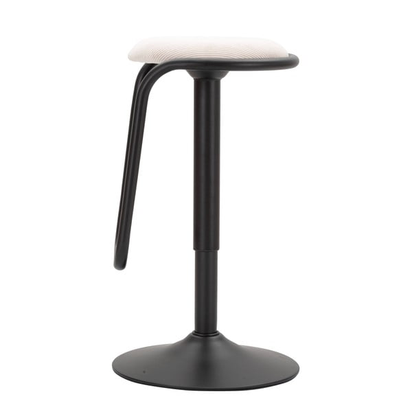 Bílá/černá čalouněná barová stolička s nastavitelnou výškou (výška sedáku 61 cm) Destiny – Mauro Ferretti-image-3