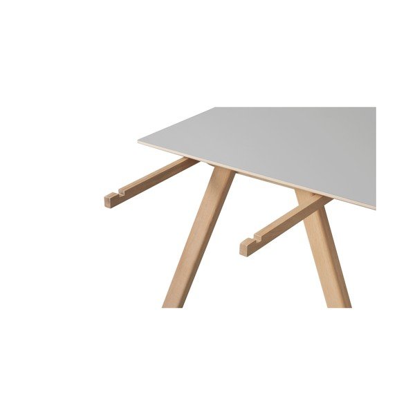 Šedá deska k rozšíření stolu Unique Furniture Bilbao, 45 x 90 cm-image-2