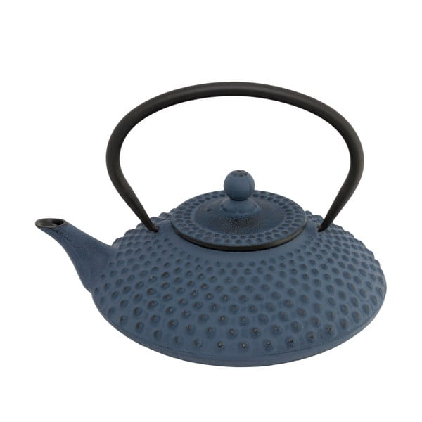Modrá litinová konvice se sítkem na sypaný čaj Bredemeijer Xilin, 1,25 l-image-2