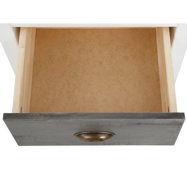 Bílo-šedý pracovní stůl Støraa Salva-image-1