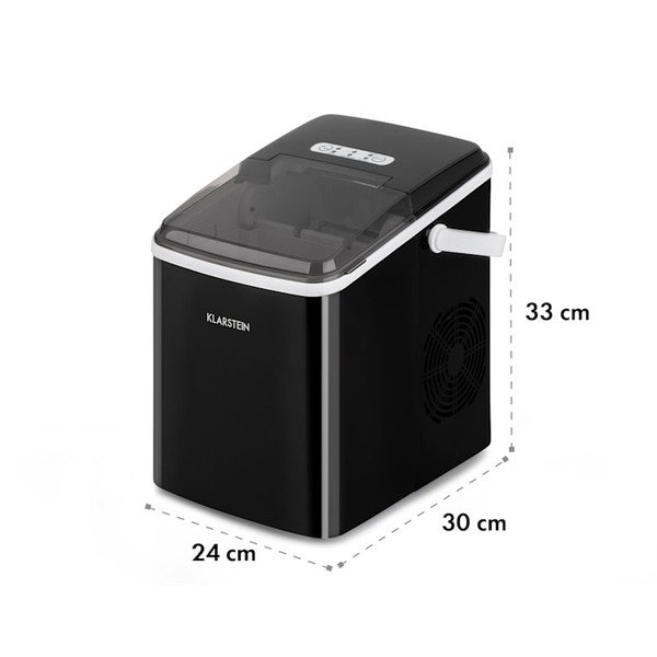 Černý výrobník ledu Klarstein Arctic Porter-image-2