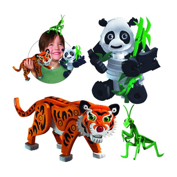 Stavebnice Tygr a Panda