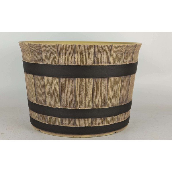 Hnědý květináč Dakls Eco, ø 35 cm-image-1