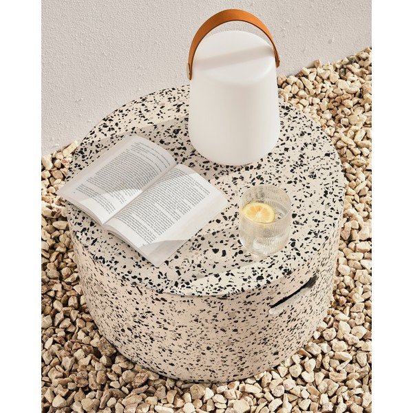 Bílo-hnědá venkovní lampa Kave Home Dialma-image-4