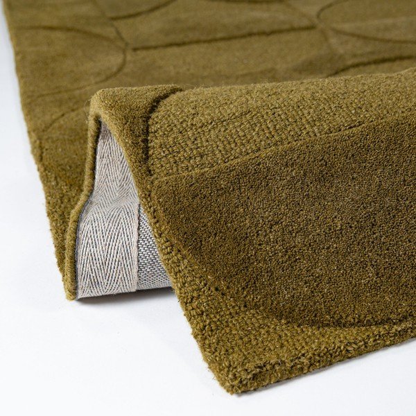Tmavě zelený ručně tkaný vlněný běhoun 60x230 cm Gigi – Flair Rugs-image-2