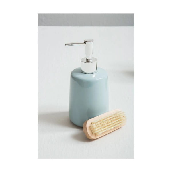 Světle modrá kamenná sada doplňků do koupelny Moon – Premier Housewares-image-3