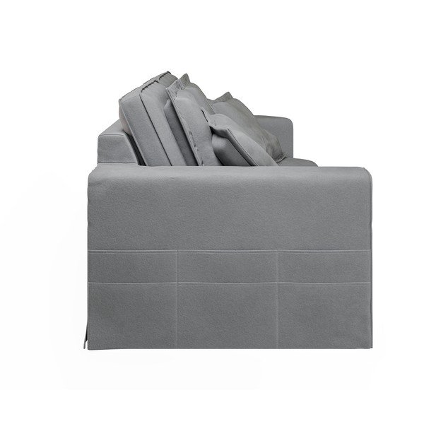 Světle šedá pohovka 196 cm Nora – Ropez-image-4