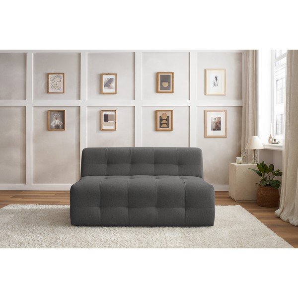 Tmavě šedý modul pohovky Kleber - Bobochic Paris-image-1