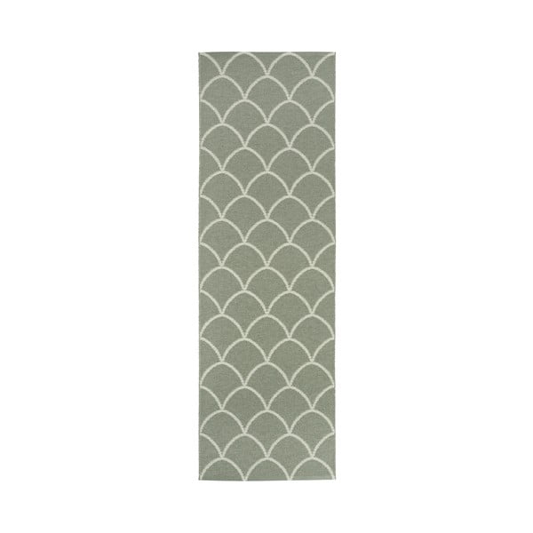 Zelený vnitřní a venkovní běhoun 70x225 cm Kotte Army Sage – Pappelina-image-4