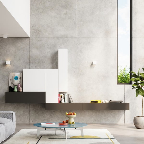 Bílé stropní svítidlo s kovovým stínidlem 10x10 cm Pax – Sollux-image-4