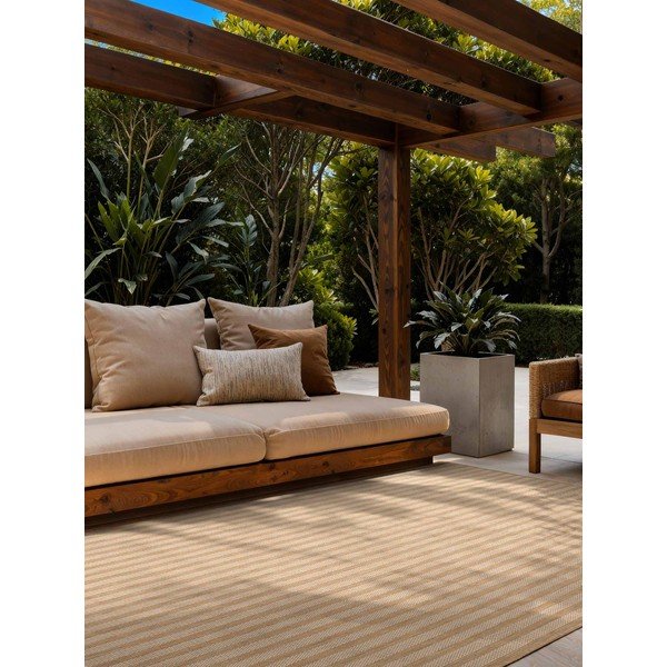 Krémový/v přírodní barvě vnitřní a venkovní koberec 160x230 cm Haringey Linley – Ted Baker-image-1