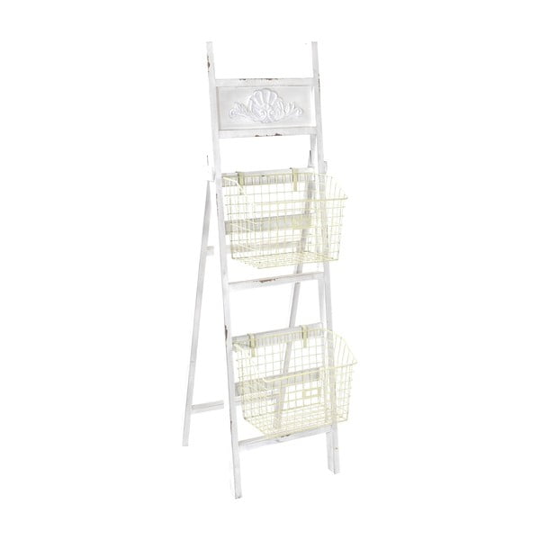 Dřevěný žebřík s košíky Ladder