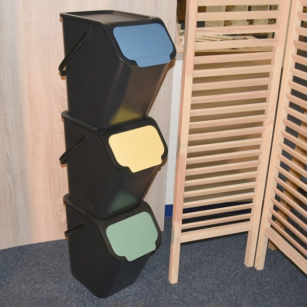 Plastový odpadkový koš na tříděný odpad 25 l Bin – Orion-image-2