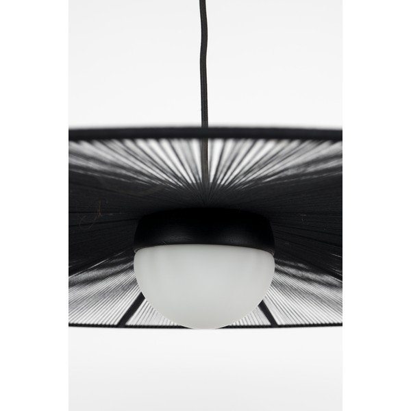 Černé stmívatelné závěsné svítidlo ø 80 cm Belle – Zuiver-image-3
