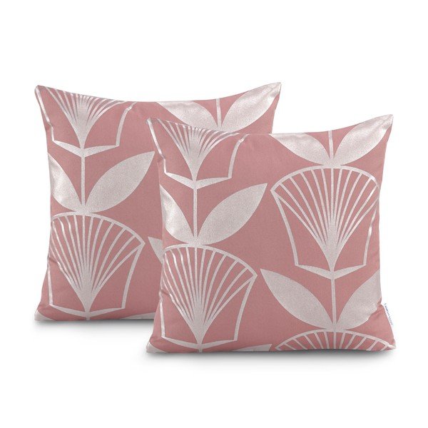 Povlaky na polštáře v sadě 2 ks 45x45 cm Oxford Floris – AmeliaHome-image-1