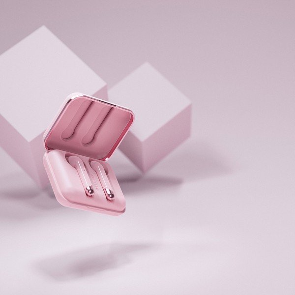 Růžová bezdrátová sluchátka Happy Plugs Air 1 Plus-image-4