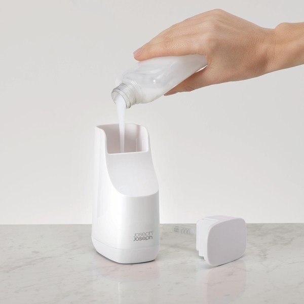 Bílý dávkovač mýdla Joseph Joseph Slim-image-3