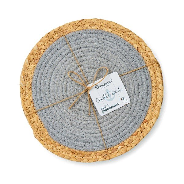 Prostírání v sadě 2 ks z mořské trávy ø 30 cm Costal Birds – Cooksmart ®
