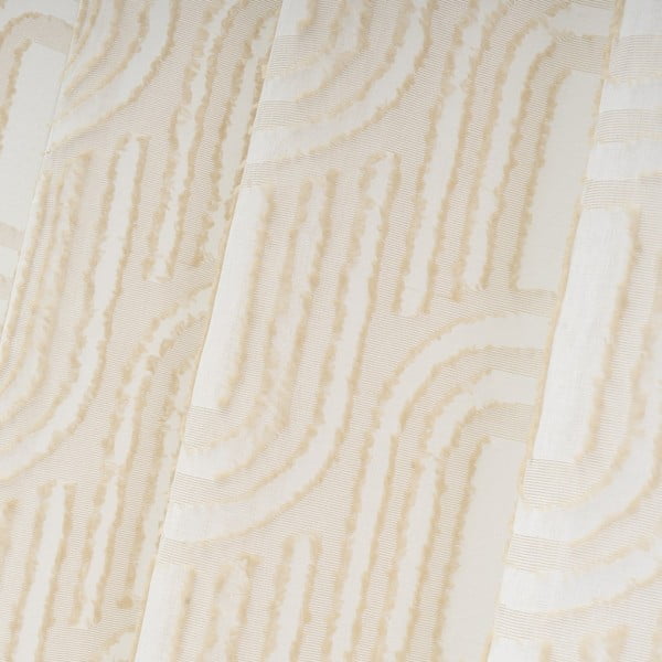 Béžová záclona 140x260 cm Relief Arch – Casa Selección-image-3