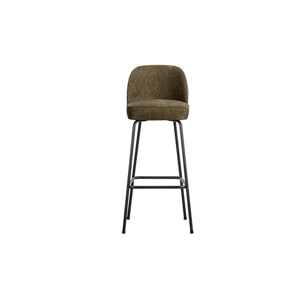 Khaki sametová barová židle 103 cm Vogue – BePureHome
