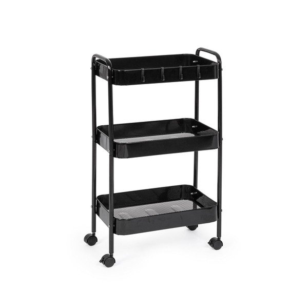 Kovový servírovací stolek na kolečkách 29,5x41 cm Leiky – Yes Everyday-image-2