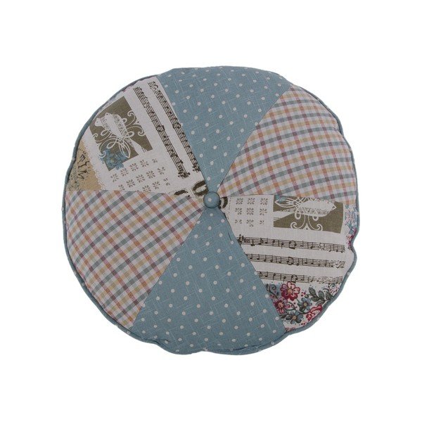 Kulatý polštář Patchwork, 50 cm