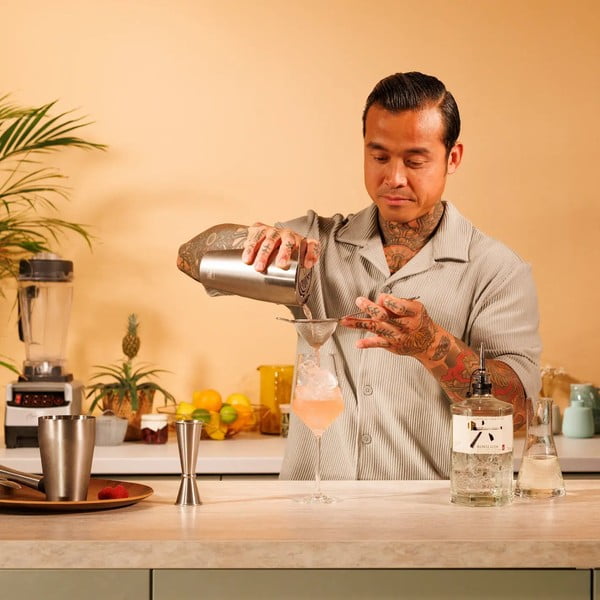 Nerezový set na přípravu koktejlů Bar in Box – VacuVin-image-3