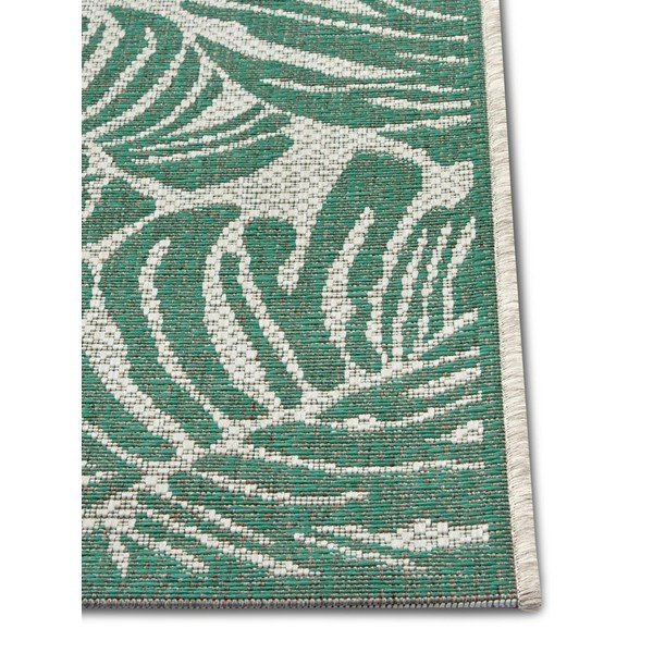 Zeleno-béžový venkovní koberec NORTHRUGS Monstera, 140 x 200 cm-image-2
