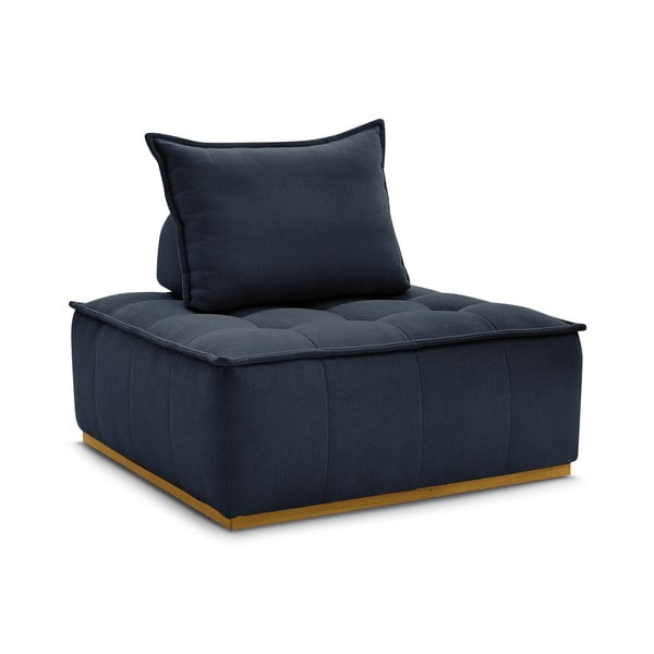 Tmavě modré žinylkové křeslo Elisa – Bobochic Paris