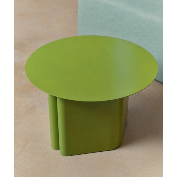 Kovový kulatý odkládací stolek ø 55 cm Arvin – Kave Home-image-1