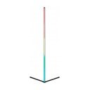 Černá LED stojací lampa (výška 141 cm) Level – Reality