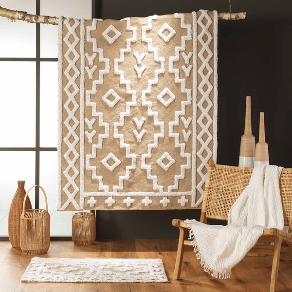 Béžový koberec s příměsí juty 60x90 cm Medine – douceur d'intérieur-image-2