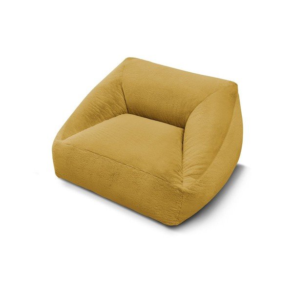 Žlutý sedací vak z umělé kožešiny Lilibet – Bobochic Paris-image-4