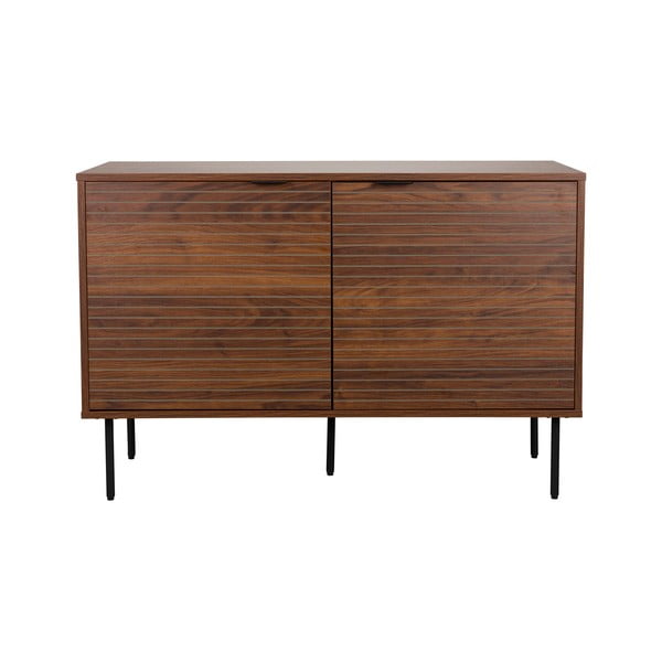 Hnědá komoda v dekoru ořechu 110x74x40 cm Stripes – White Label