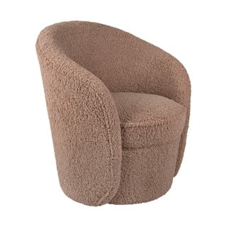 Hnědé křeslo Leitmotiv Cuddly